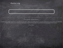 Tablet Screenshot of dseries.org